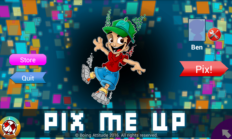 Pix Me Up / Logo of the game